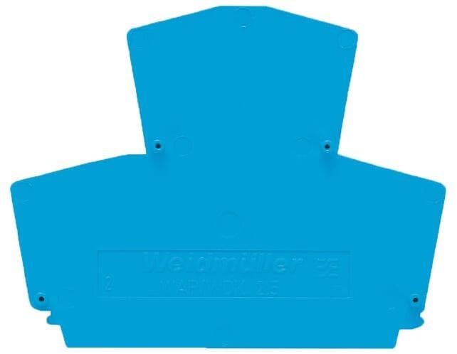 Weidmüller WAP WDK2.5 BL Abschlussplatte, 1,5mm, hellblau (1059180000)
