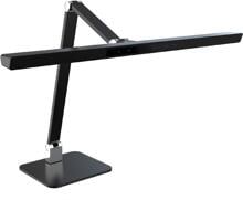 LeuchTek TLTB-12W-XW Tischlampe, LED, 12W, Lichtsensor, blendfrei, schwarz (124821)
