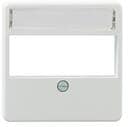 Rutenbeck (13910052) ZSt UM-MA 3 rw, Zentralstück für 3 modulare Stecköffnungen RJ45, Beschriftungsfeld reinweiß