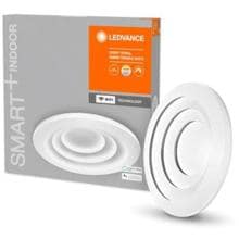 LEDVANCE Wifi SMART+ Orbis Spiral LED-Deckenleuchte Tunable Weiß 50cm, 32W, 4060lm, 3000-6500K, grau