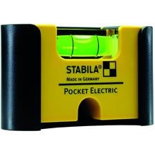 Stabila 18115 Wasserwaage Pocket Electric mit Gürtelclip