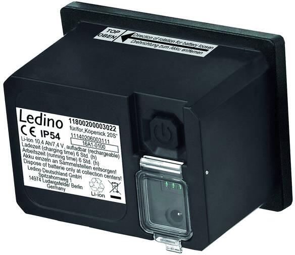 Ledino Wechselakku für Köpenick 20S für 20W LED-Strahler 10,4Ah (11800200003022)