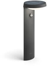 Philips Tyla Sockel-/Wegeleuchte mit Sensor, 4V, 1,2W, 250lm, 3000K, anthrazit (929003260401)