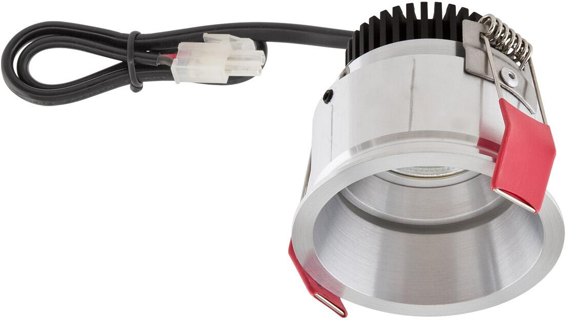 EVN LED Deckeneinbau, rund, schwenkbar, IP20, 220-240V, 6W, 3000K, 620lm, alu poliert (569014602)