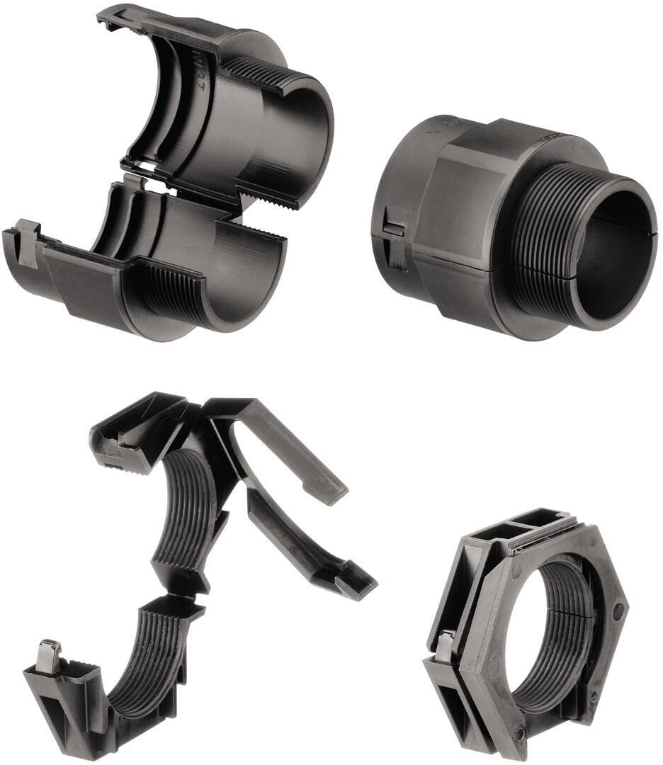 Fränkische COV-Typ 14 - schwarz Verschraubungen 14 mm, (49110140), 100 Stck.