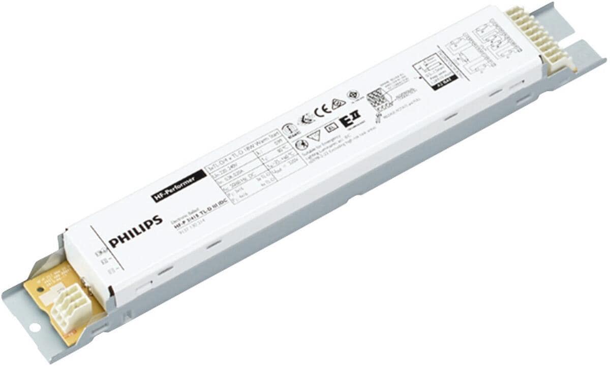 Philips Vorschaltgerät HF-PERFORMER III für TL-D Lampen HF-P 3/418 TL-D III 220-240V 50/60Hz IDC (91162600)