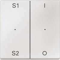 Merten MEG5228-0419 Wippen für Taster-Modul, System M, 2fach (Szene1/2, 1/0), polarweiß matt