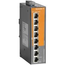 Weidmüller IE-SW-EL08-8GTPOE Netzwerk-Switch, unmanaged PoE, Gigabit Ethernet, 8x RJ45 10/100/1000 BaseT(X) PoE+, IP30, -40 °C - 70 °C (2682400000)