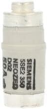 Siemens 5SE2350 NEOZED-Sicherungseinsatz mit versilberten Kontaktkappen, D02, 50A, gG, 400V, 250V