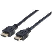 MANHATTAN HDMI Kabel mit Ethernetkanal für Wandinstallation, 8m