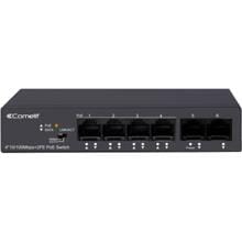 Comelit IPSWP06N100A POE Switch 4 POE Ports, 2 UPLINK 10/100, schwarz