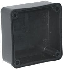 PCE Anbaugehäuse für Andockstecker 201620, schwarz (352531)