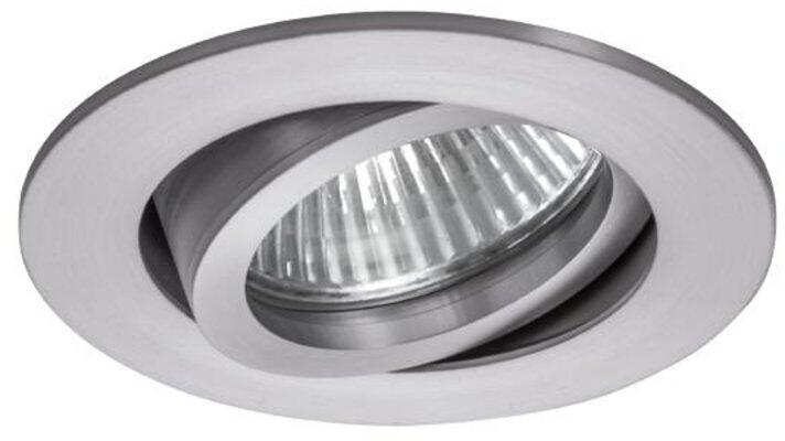 Brumberg TIRREL-R Einbaustrahler, GU10, max. 10W LED, rund, schwenkbar, Aluminium, aluminium matt (36143250)