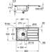 GROHE Bau Set aus Spüle und Küchenarmatur, hoher Auslauf, Einlochmontage, Edelstahl (31562SD1)