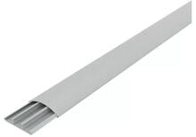 Hager SL1807527030 Aufbodenkanal-Oberteil aus PVC zu SL 18x75mm, steingrau