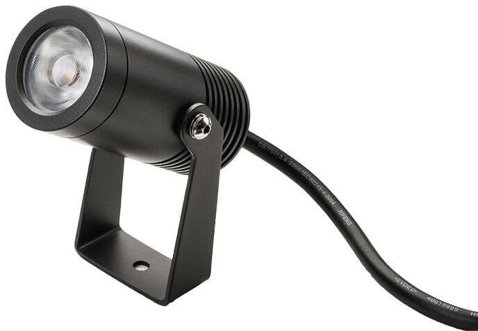 SG Leuchten Hovden LED Strahler, 8W, 550lm, 3000K, Phasenabschnittsdimmung, graphit (630001)