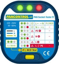 Pancontrol PAN Socket-Tester FI Steckdosenprüfer + 30 mA FI-Tester