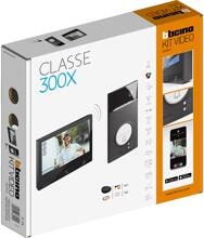 Bticino CLASSE300X Video Türsprechanlage Set mit LINEA3000, WLAN 6, 7" Touchscreen Monitor, 2-Draht BUS, Transponder, schwarz 363943