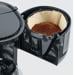 Severin KA 4808 Kompakt Filterkaffeemaschine, 750W, 4 Tassen, Kontrollleuchte, Edelstahl gebürstet/schwarz