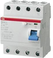 ABB F204A-25/0,5 FI-Schalter, 25A/0,5mA, 4-Polig (2CSF204101R4250)