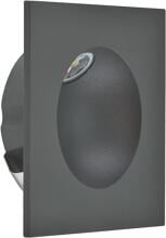 EVN WALIO LED Wandeinbau, IP54, 700mA, 2W, 3000K, 112lm, anthrazit