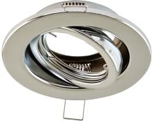 EVN Deckeneinbau, rund, schwenkbar, IP20, GU10, max. 50W, 230V, chrom (527011)
