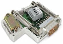 Wago 750-960 PROFIBUS-Feldbusstecker, mit D-Sub-Stecker, 9-polig, lichtgrau