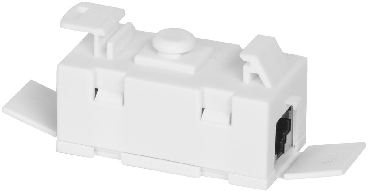 f-tronic Patch-Patch-Verbinder, RJ45, weiß (7110117)