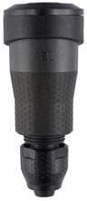 ABL Professional Kupplung, SCHUKO, Elamid-2K, IP54, Typ 1580, schwarz (100000105)