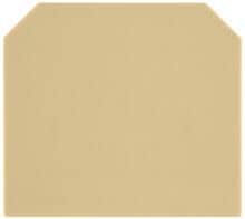 Weidmüller AP ASK1 Reihenklemme Abschlussplatte 1,5 mm, Direktmontage, beige (0380360000)