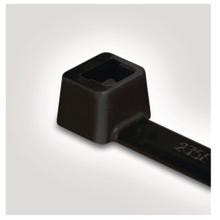 Hellermann 111-03460 Kabelbinder 190x3,5 mm, UV-witterungsstabil, 100 Stück, schwarz