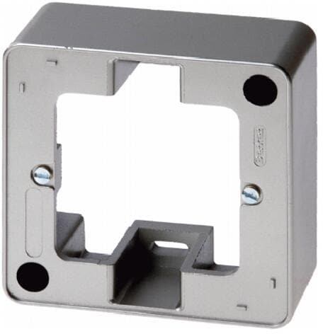 Berker 10299004 Aufputz-Rahmen, 1fach, Arsys, edelstahl, lackiert