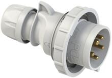 PCE SHARK CEE-Stecker, 32A, 5p, 1h, IP67, grau (0252-1)