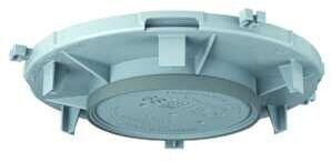 Kaiser 1281-61 Einbaugehäuse HaloX100 Frontteil, 80 mm