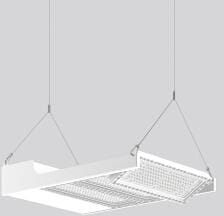 RZB Light Case LED-Hallenstrahler, 3-Module, 168W, 26000lm, Ausstrahlwinkel 32°/22°, weiß (921683.002.1.76)