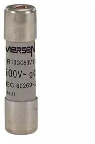 Mersen FR10GG50V10I Sicherungseinsatz zylinder gG 10x38 AC500V 10A Kennmelder, weiß (E222207)