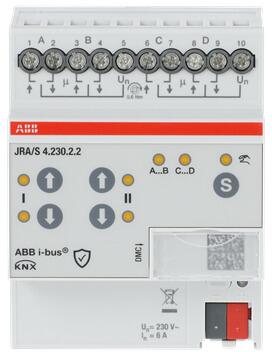 ABB JRA/S4.230.2.2 Jalousieaktor 4-fach 230V, manuelle Bedienung, REG (2CDG110285R0011)