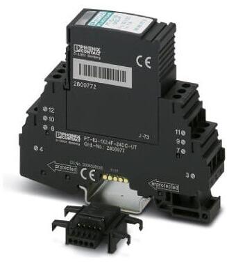 Phoenix Contact PT-IQ-1X2+F-24DC-UT Überspannungsableiter, 21V, 10kA, 1A (2800977)