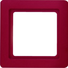 Berker 10116062 Rahmen, 1-fach, Q.1, rot samt