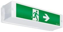 Esylux Notleuchte mit 8 h Notlichtdauer, 14 m EKW, Wand-/Deckenmontage, LED, selbstüberwachend (EN10032660)