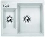 Blanco Metra 6 Granitspüle mit Ablauffernbedienung, reversibel, weiß (516157)