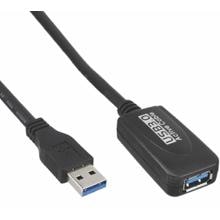 Kindermann USB-Kabel 3.0 Aktive Verlängerung 5 m A-Stecker/A-Buchse (5773000305)