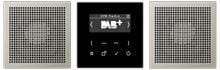 Jung DABES2 Smart Radio DAB+ Set Stereo, aluminium-schwarz