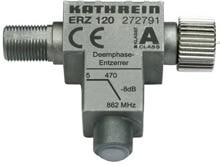 Kathrein ERZ 120 (272791) Deemphase-Entzerrer, für Hausanschluss-Verstärker mit F-Anschlüssen (Vorschaltgerät)
