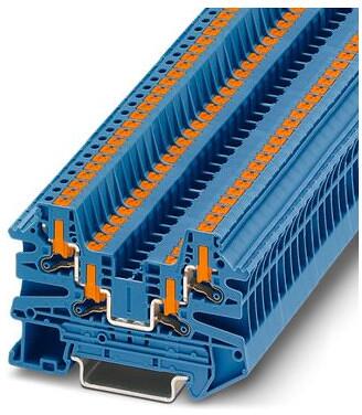 Phoenix Contact PTV 2,5-Quattro Durchgangsklemme, 800V, 0,14-4mm², 24A, blau (1078999)