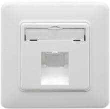 KERPEN DATACOM MC45 Anschlussdose, Unterputz, 50x50mm, 45°, 1-fach, Metall, weiß (LKD9ZQ010100000)