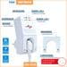 Protector ASK 5030 Funk-Abluftsteuerung THERMO mit Kinetik-Fenstersender, weiß (41467)