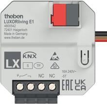 Theben LUXORliving E1 Heizungsaktor 1-fach, Elektroheizung, Unterputz, Smart Home 4800542