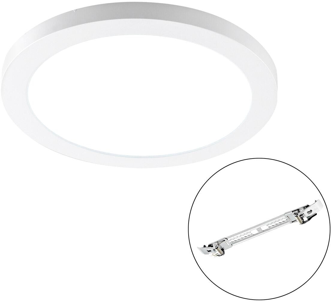 EVN LED Ein- und Anbaupanel, rund, weiß, IP20, 18W 3000K, 4000K, 6000K, 1512lm, 1631lm, 1462lm, 200-240V (LPRV220125)