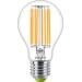 Philips LED CLA 60W A60 E27 3000K CL UE 2PF/SRT LED Lampe in Kolbenform, E27, 4W, 840lm, 3000K, klar (929003066791)